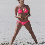 Eva Longoria – In a bikini in Miami
